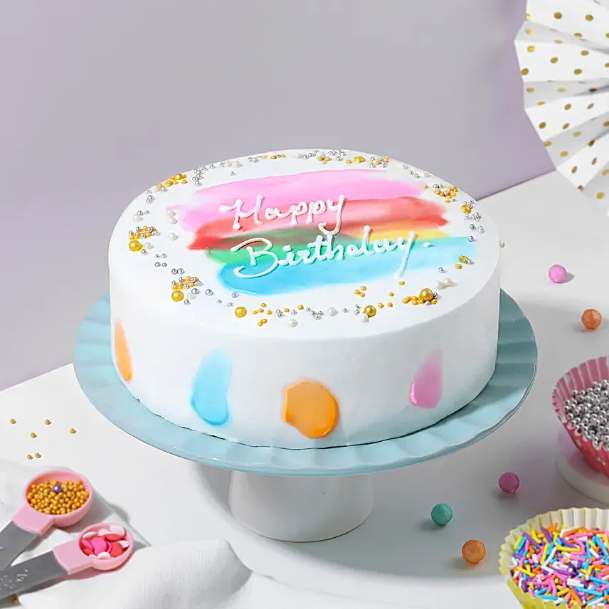 (test product) Rainbow Delight Pineapple Birthday Cake